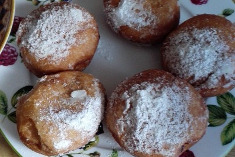 Vegane Berliner oder Krapfen