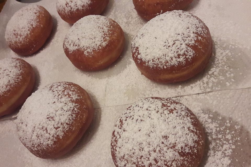 Vegane Berliner oder Krapfen