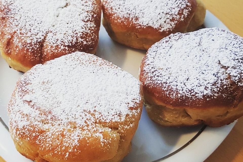 Vegane Berliner oder Krapfen