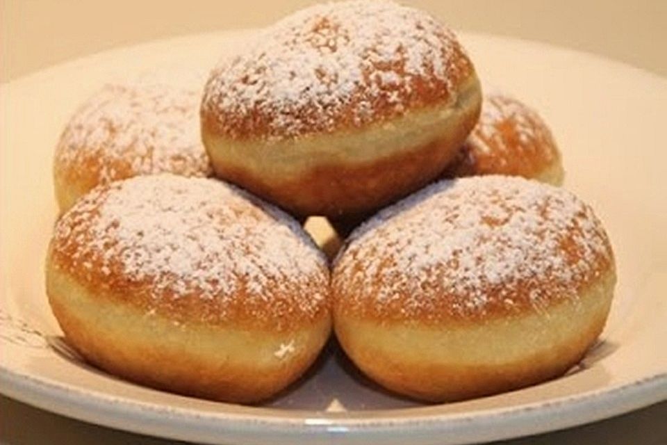 Vegane Berliner oder Krapfen