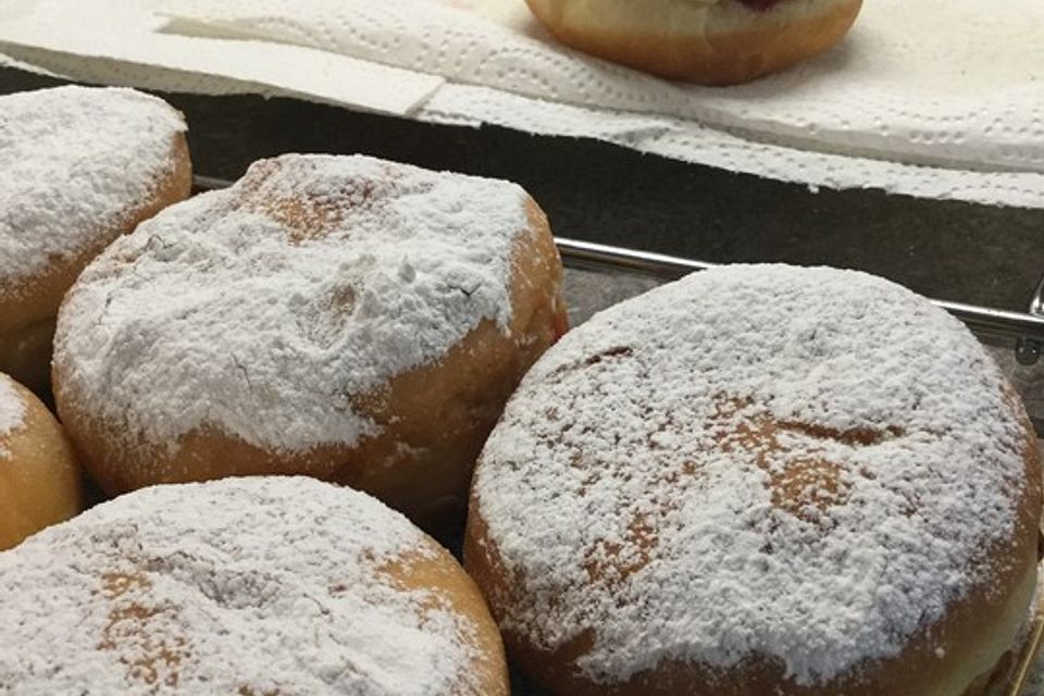 Vegane Berliner oder Krapfen