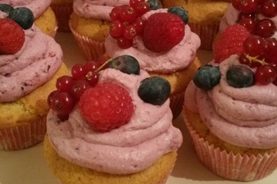 Waldfrucht Cupcakes