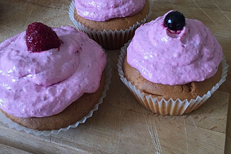 Waldfrucht Cupcakes