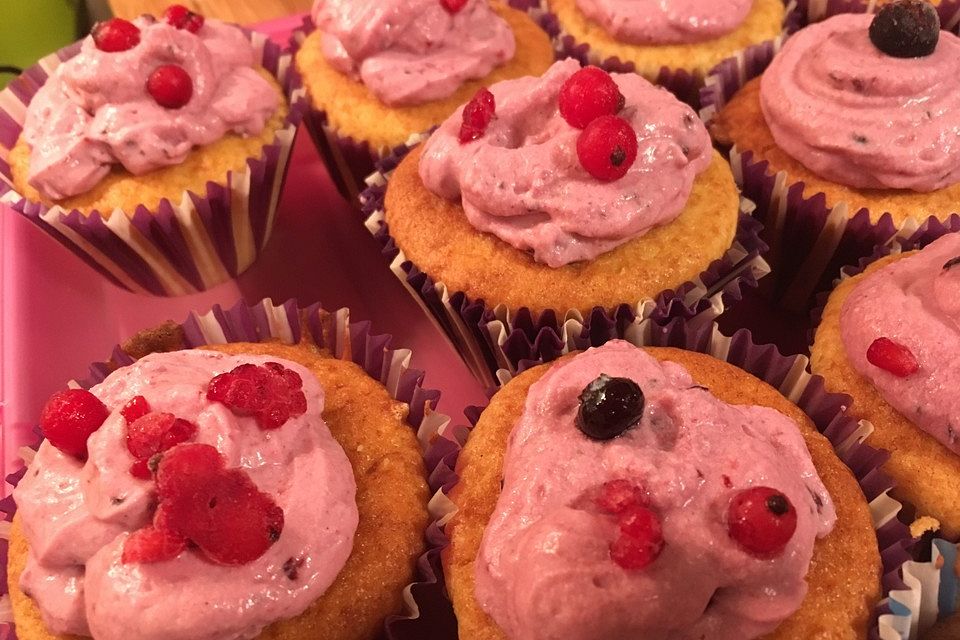 Waldfrucht Cupcakes