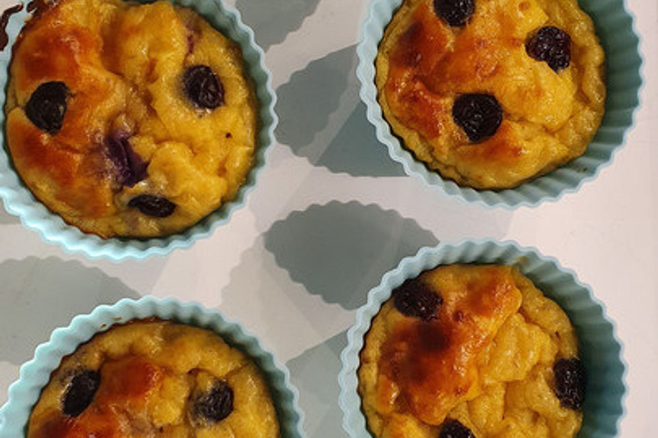 Low Carb Bananen-Zimtmuffins