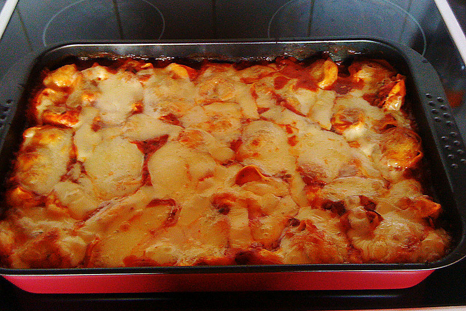 Lasagne mit buntem Gemüse