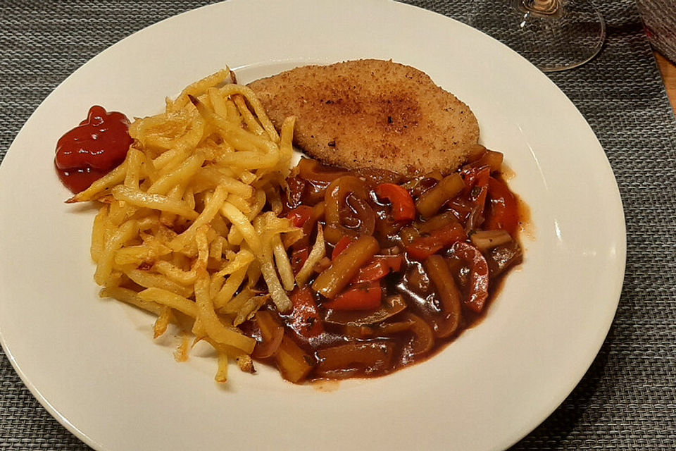 Vegane Jägerschnitzel