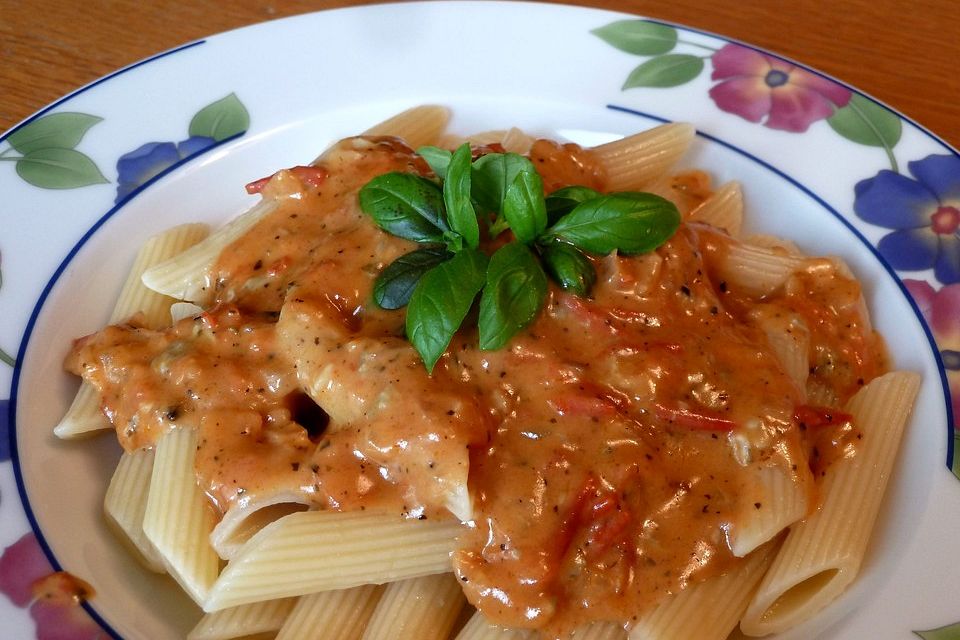 Rigatoni mit Gorgonzolasauce