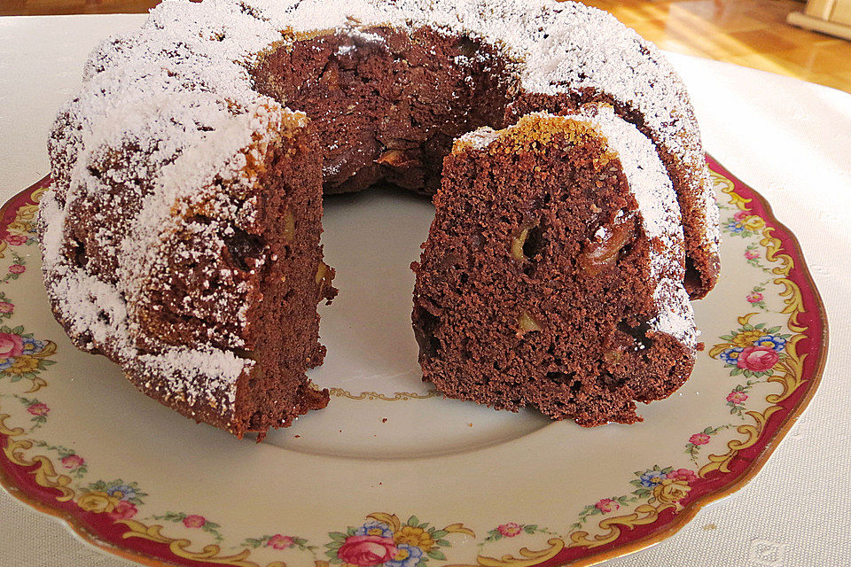 Apfel-Lebkuchen Gugelhupf