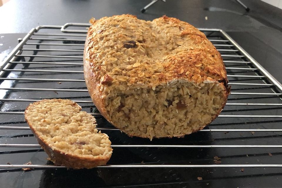 Haferflocken-Quark-Brot