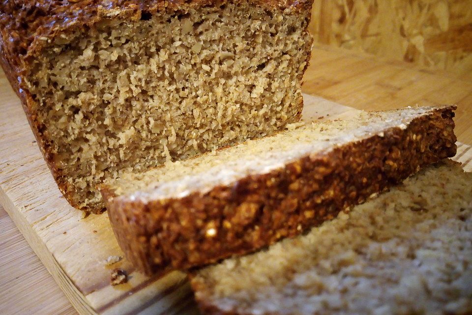 Haferflocken-Quark-Brot