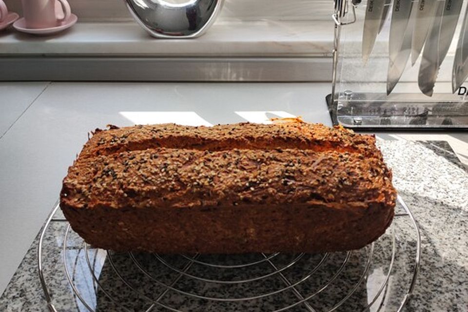 Haferflocken-Quark-Brot