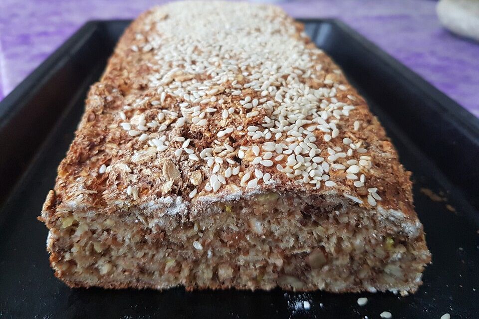 Haferflocken-Quark-Brot