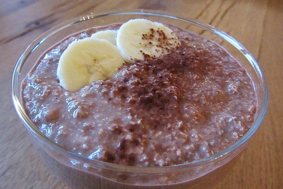 Overnight Oats Banane-Schoko