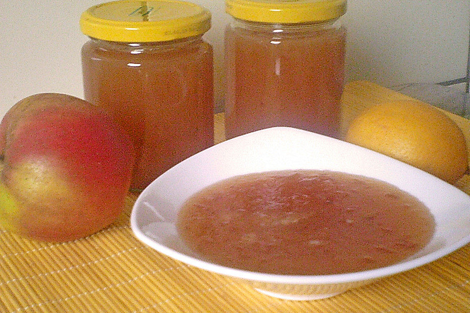 Zitronen-Apfel-Konfitüre