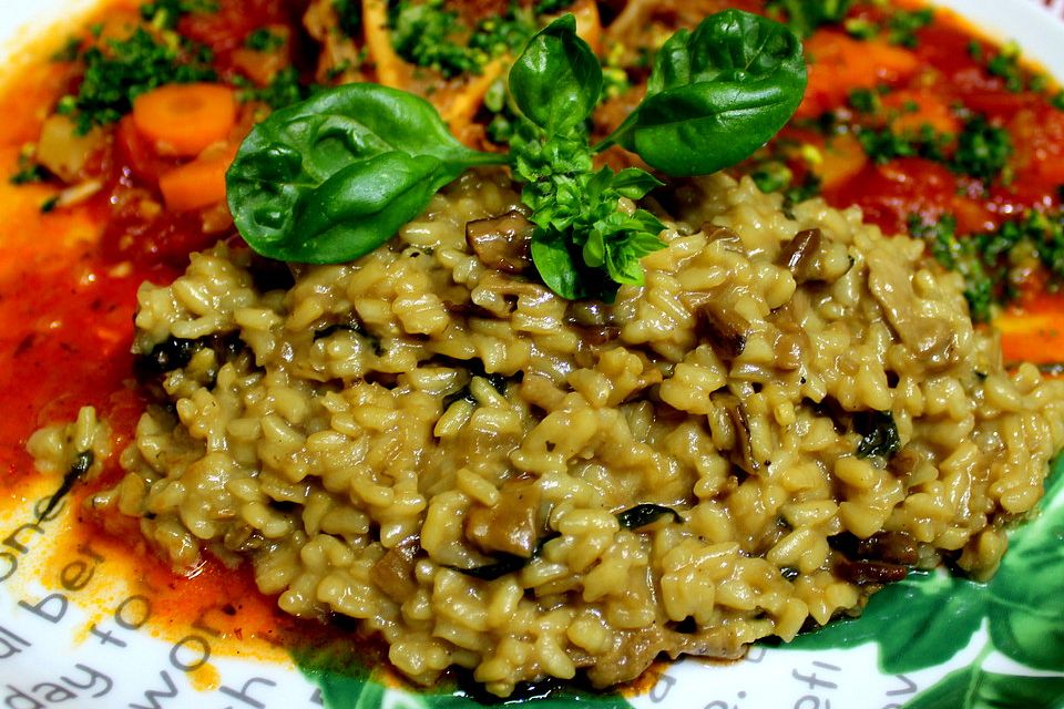 Risotto mit Steinpilzen