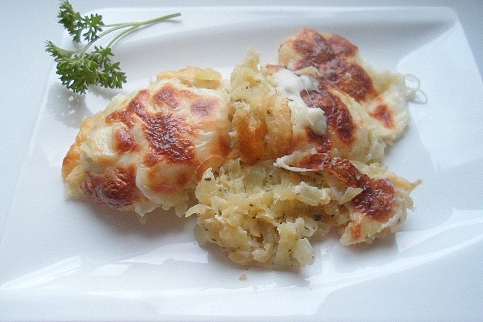 Kartoffelauflauf mit Mozzarellla