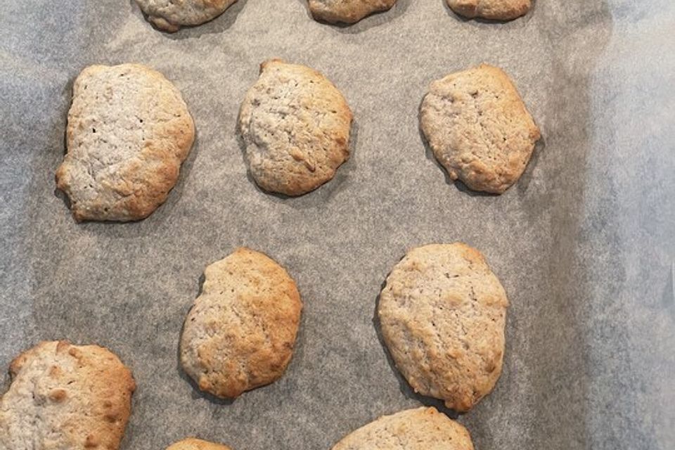 Bananen-Walnuss-Cookies