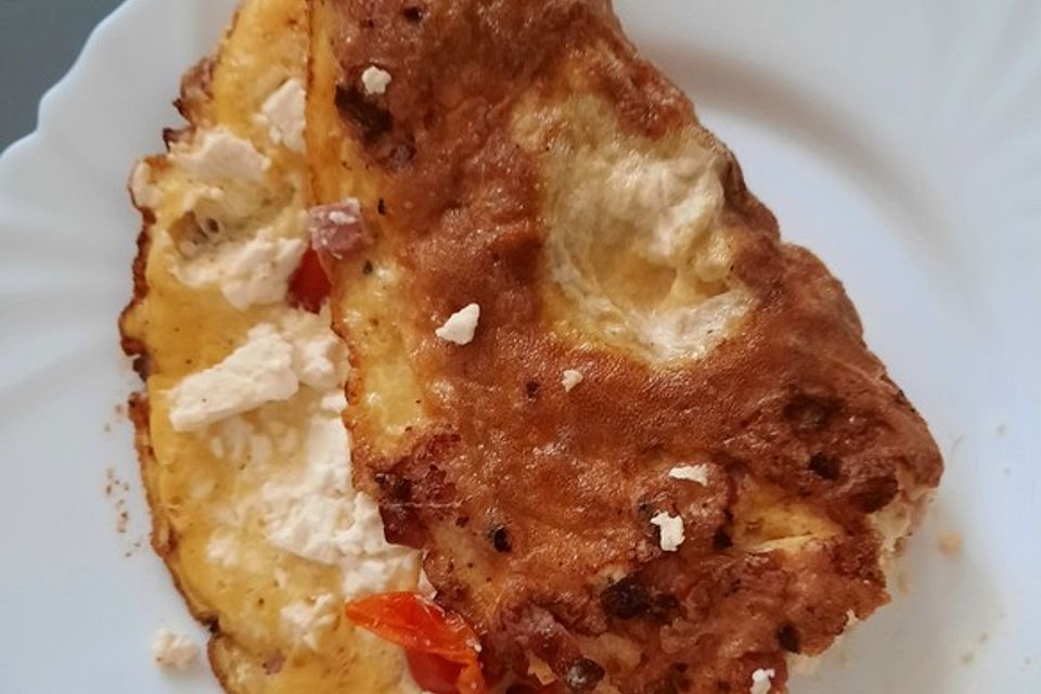 Feta-Tomaten-Omelette