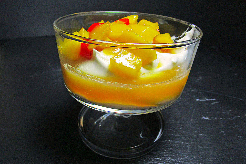 Chili-Mango mit Vanillequark