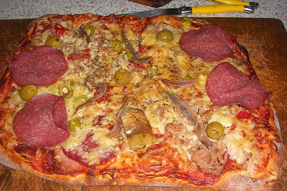 Schnelle Pizza