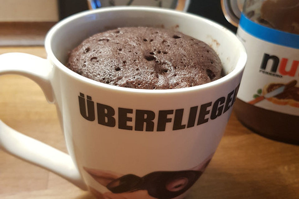 Saftiger Nutella-Tassenkuchen