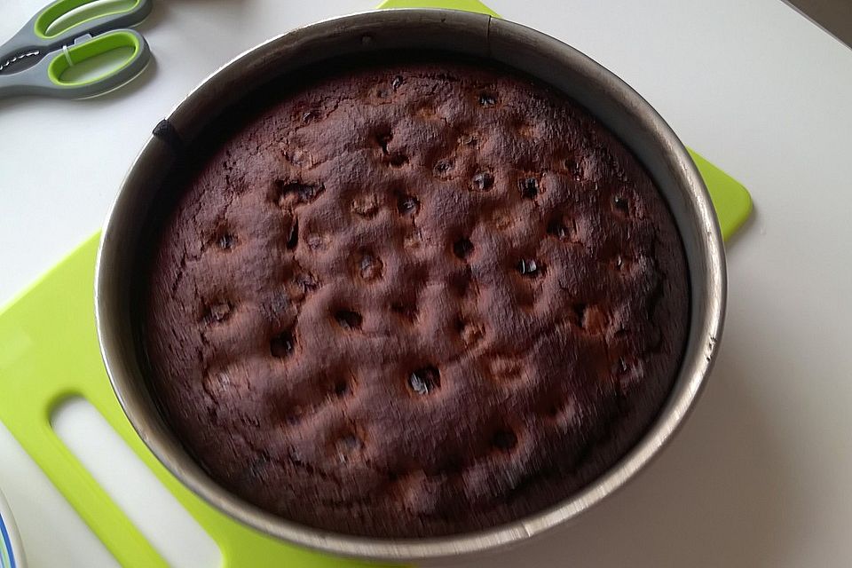 Schoko-Kirsch-Marzipankuchen