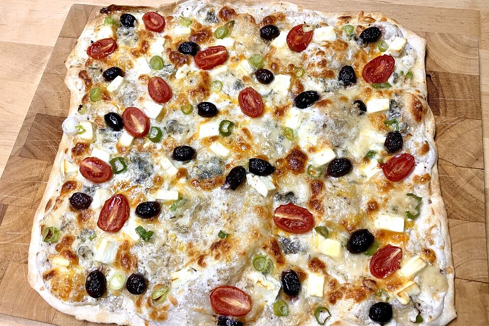 Griechischer Flammkuchen