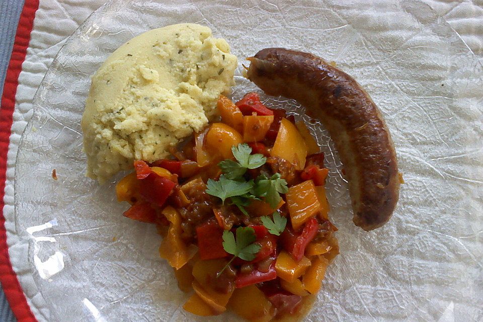 Schnelle Bratwurstpfanne