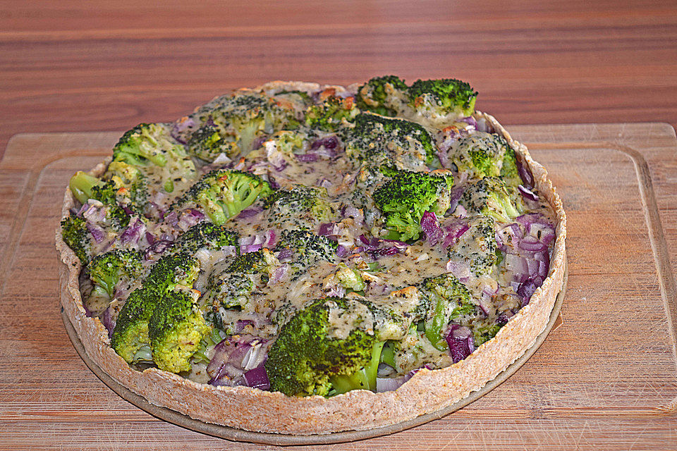 Vegane Brokkoli-Quiche