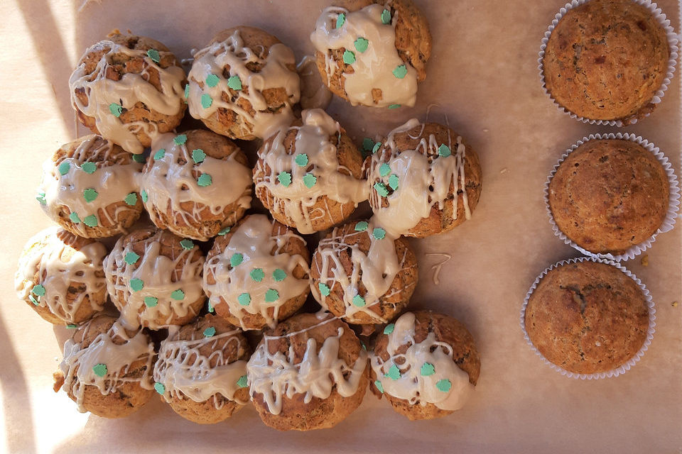 Leckere Haselnuss-Vanille-Muffins