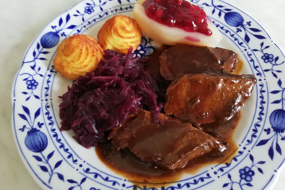 Damwildbraten