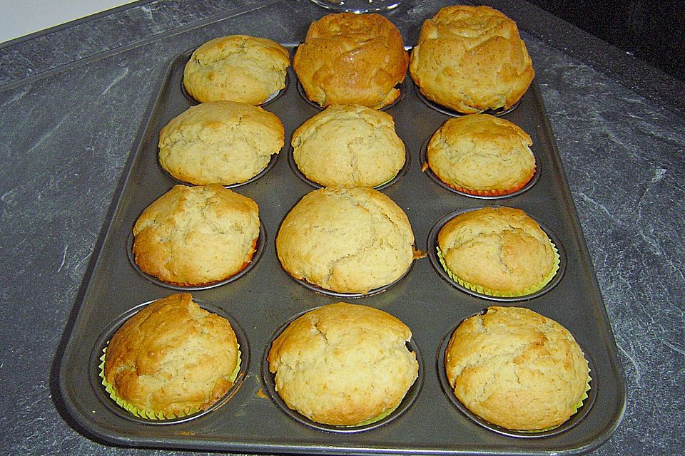 Mango-Bananen-Muffins