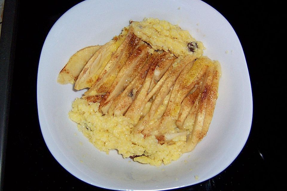 Polenta mit Äpfeln