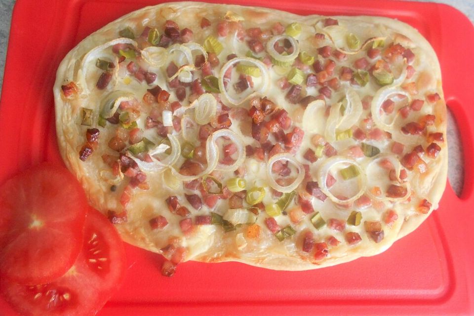 Elsässer Flammkuchen