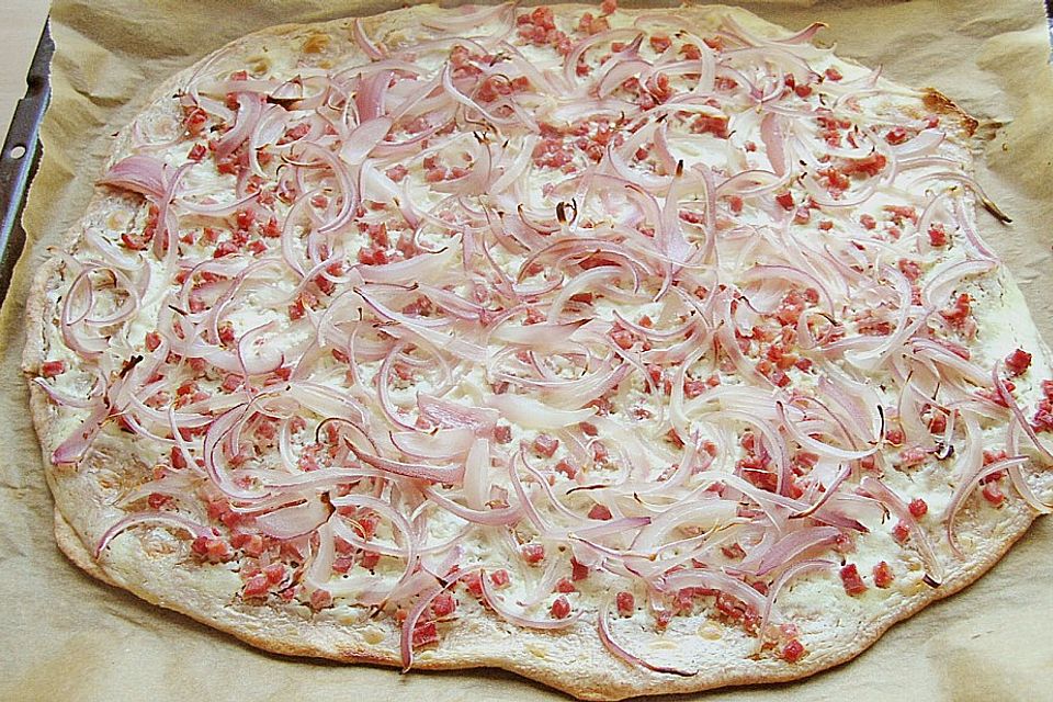 Elsässer Flammkuchen