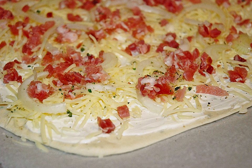 Elsässer Flammkuchen