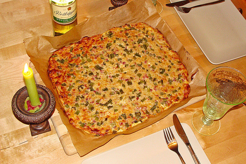 Elsässer Flammkuchen