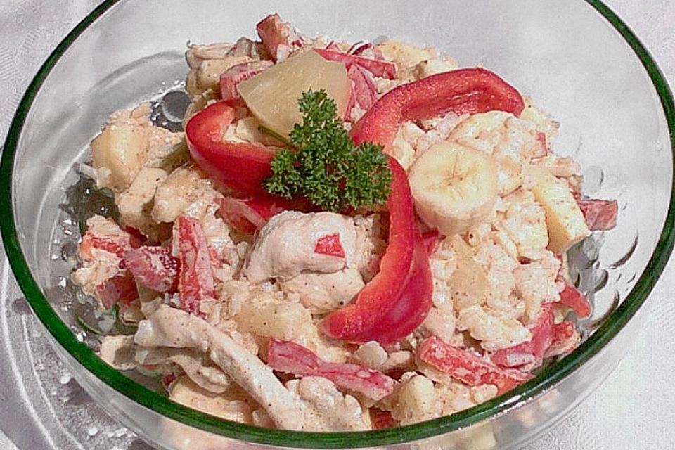 Indonesischer Reissalat