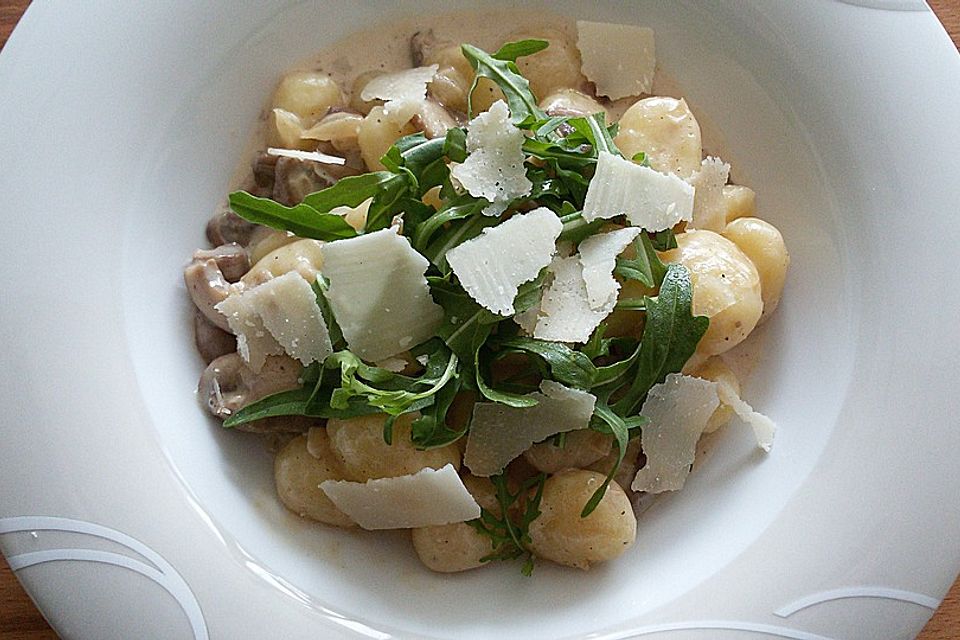 Gnocchi in Pilzsahne