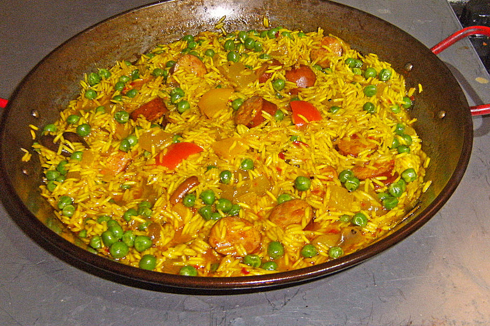 Wurst - Paprika - Paella