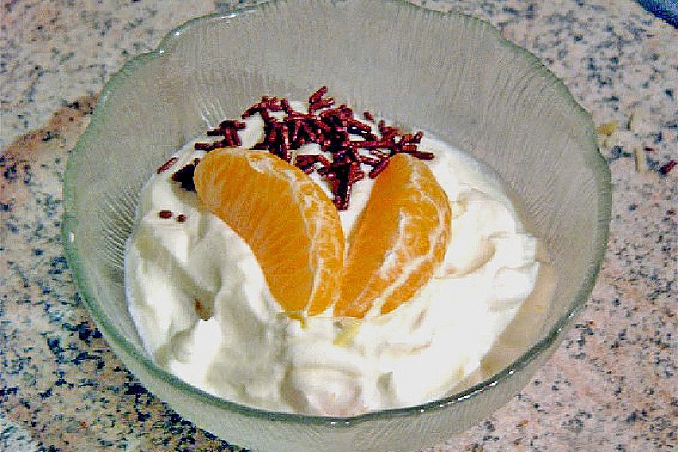 Mandarinen - Quarkdessert