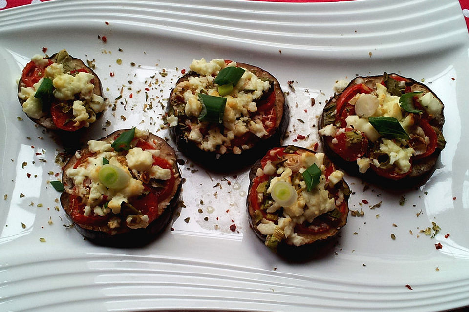 Aubergine mit Feta