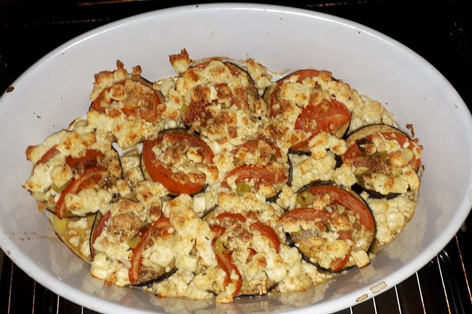 Aubergine mit Feta