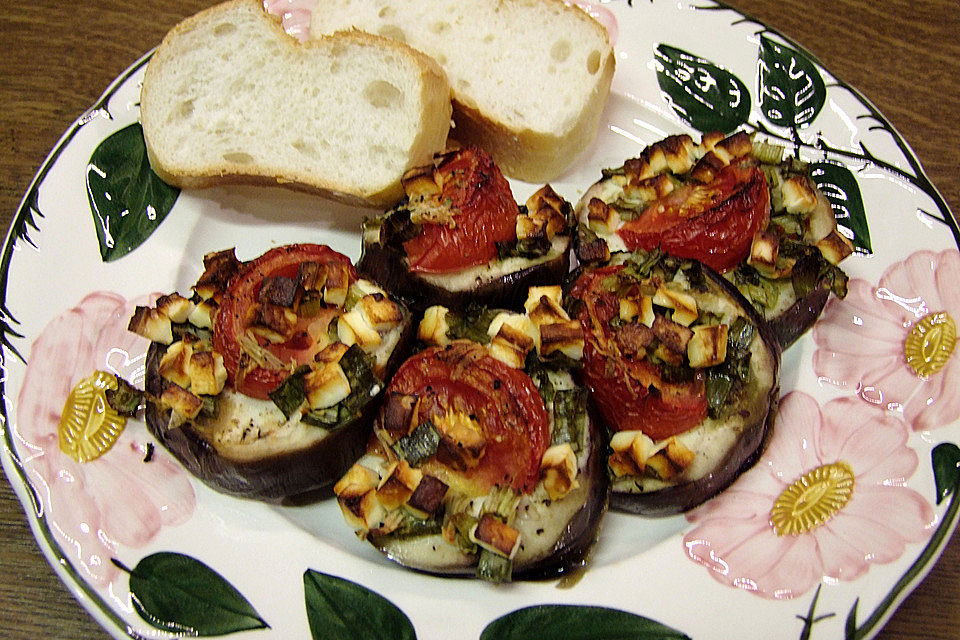 Aubergine mit Feta