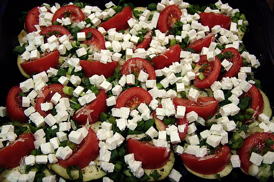 Aubergine mit Feta