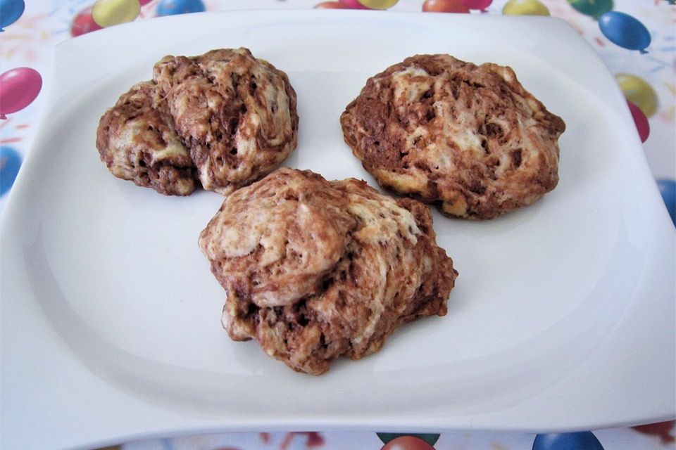 Geswirlte Nutella-Cookies