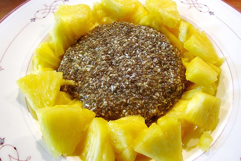 Ananas-Kokos-Chia-Pudding