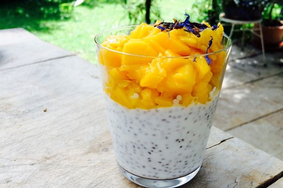 Ananas-Kokos-Chia-Pudding