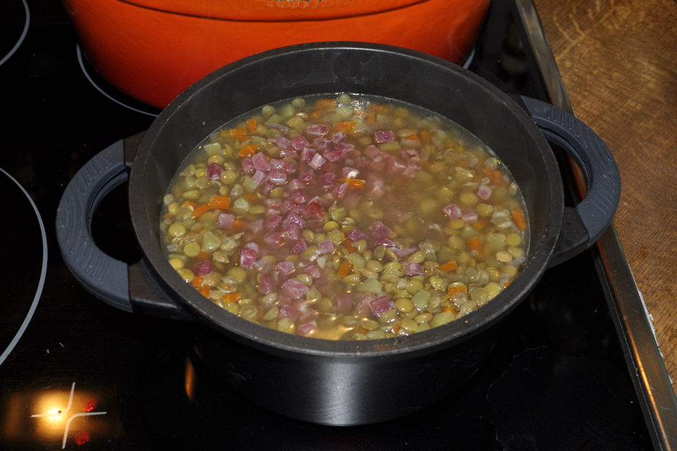 Schnelle Linsensuppe